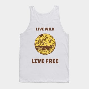 LIVE WILD, LIVE FREE Tank Top